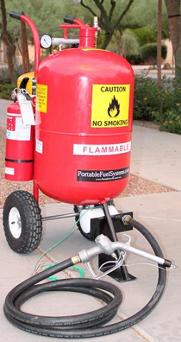 PORTABLE FUEL SYSTEM  WITH AIR TANK