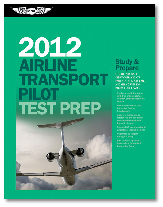 ASA TESTPREP AIRLINE  TRANSPORT PILOT 2012