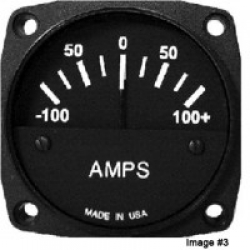 UMA 2-1/4 AMP GAUGE -80/0/+80 270 DEGREE W/ SHUNT  from UMA Instruments Inc.