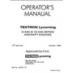 Overhaul Manual Lycoming O 540 Overhaul Manual Lycoming O 540