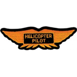 PATCH HELICOPTER PILOT WINGS