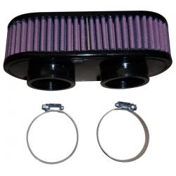 GPL OVAL AIR FILTER FOR DUAL CARB 532 582 618