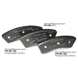 CLEVELAND BRAKE LINING 66-106 (PAD ONLY)