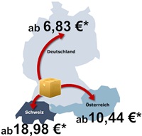 ab 6,83 EUR Versandkosten nach Deutschland