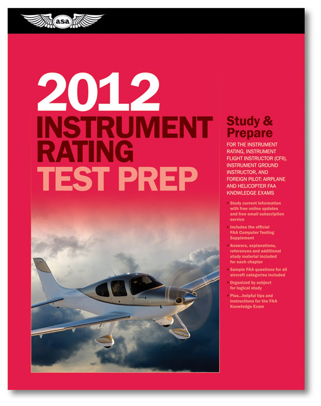 ASA TEST PREP  INSTRUMENT RATING 2012