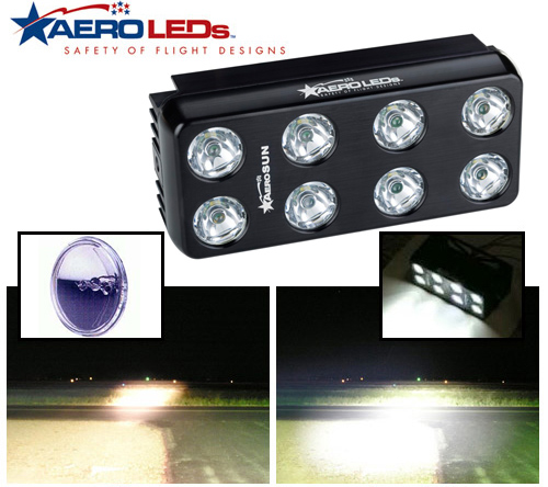 1600 LANDING LIGHTS  (FOR OPEN AIRFLOW)