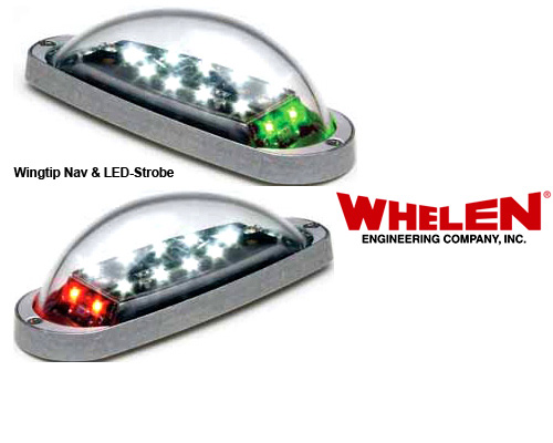 WHELEN MICROBURST III KIT MB3R & MB3G LIGHTING