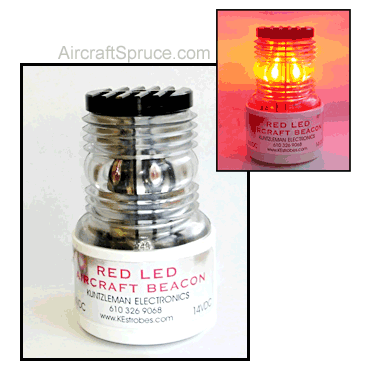 RED LED AIRCRAFT BEACON