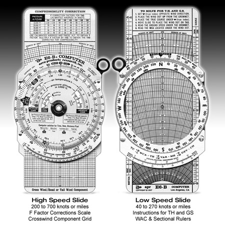 AERO PRODUCTS RESEARCH E6-B4 POCKET FLIGHT COMPUTER