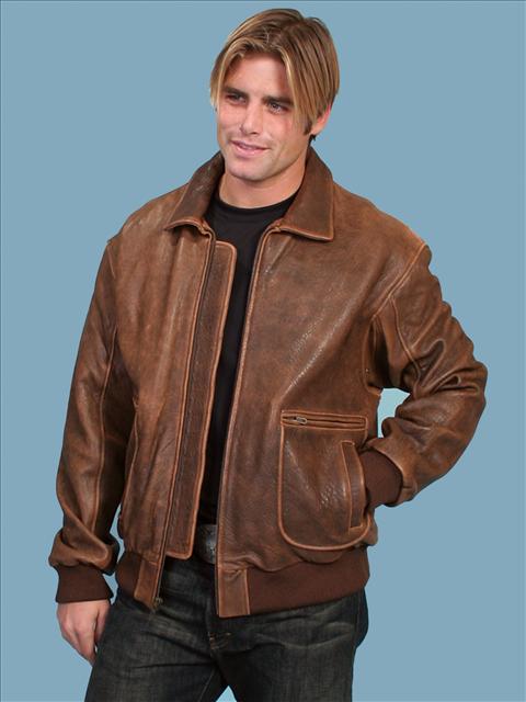 AERO SQUADRON  LEATHER JACKET