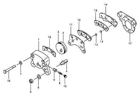 CLEVELAND 500 X 5 BRAKE ASSEMBLIES