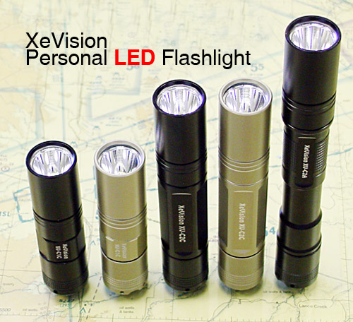 XEVISION PERSONAL  LED FLASHLIGHS