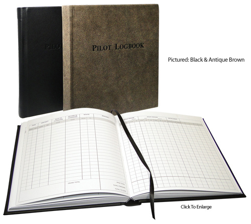 PROFESSIONAL PILOT LEATHER LOGBOOKS