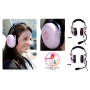 POWDER PUFF  ANR HEADSET - PINK