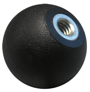 1-1/4 INCH POLYPROPYLINE BLACK KNOB