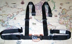 AERO-TUFF BELT & HARNESS  H-LOOP BLACK & GRAY