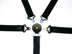 RV 4- 8 SEATBELT FRONT CROTCH BLACK