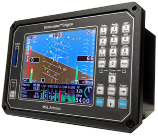 STRATOMASTER ENIGMA EFIS WITH GPS AND ANTENNA