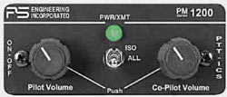 PS ENGINEERING PM 1200 2 PLACE MONO HIGH NOISE PANEL MOUNT INTER