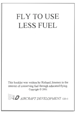 FLY TO USE LESS FUEL