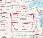 NC-10 MINNEAPOLIS VFR + GPS ENROUTE CHART 