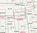 ST. LOUIS VFR+GPS AREA CHART 