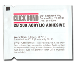 CLICK BOND CB200 ACRYLIC ADHESIVE