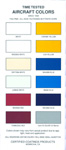 CERTIFIED COATINGS COLOR CHART