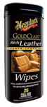 MEGUIARS GOLD CLASS RICH LEATHER CLEANER / CONDITIONER - WIPES