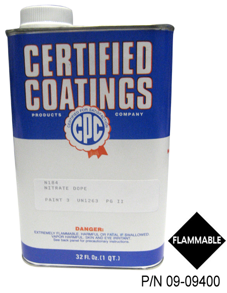CERTIFIED COATINGS DOPES- THINNERS- SOLVENTS