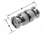 BNC STRAIGHT ADAPTERS - PLUG/PLUG 50 OHMS