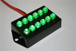 LED CABIN LIGHT - GREEN 12V