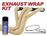 EXHAUST WRAP KIT 2 INCH BLACK 2 ROLLS