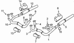 78463-10 LEFT & RIGHT TAILPIPER CORE