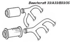 NICROCRAFT EXHAUST PARTS-BEECHCRAFT