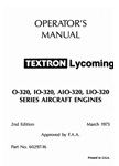 LYCOMING  OPERATORS MANUAL