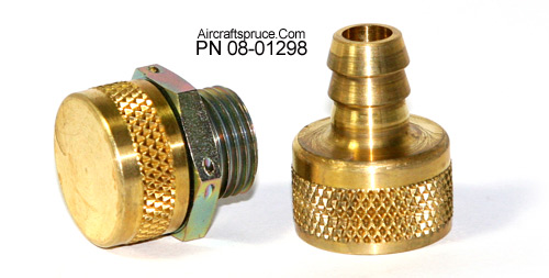 LOW PROFILE OIL DRAIN VALVE FOR LANCAIR