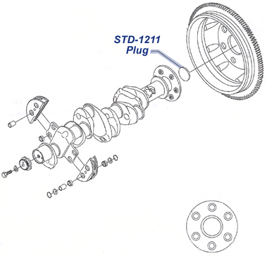 STD1211 LYCOMING CRANKSHAFT PLUG