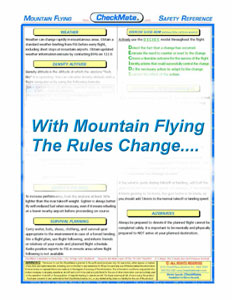 MOUNTAIN FLYING CHECKMATE