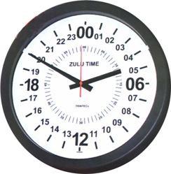 TRINTEC ZULU 24HR WALL CLOCK