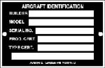 Aircraft Identification Tag