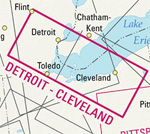 DETROIT - CLEVELAND VFR+GPS AREA CHART 