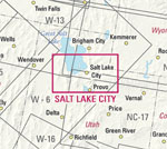 SALT LAKE CITY VFR+GPS AREA CHART 