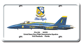 F/A-18A LICENSE PLATE