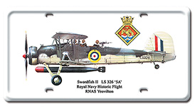 SWORDFISH II LICENSE PLATE