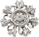 RADIAL ENGINE TACKETTE SILVER