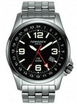 TORGOEN T5 WATCH BLACK WITH STAINLESS STEEL