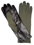 NELSON FLIGHT  GLOVES - BLACK/OLIVE