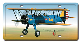 STEARMAN LICENSE PLATE