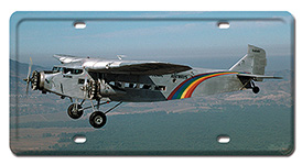 TRIMOTOR LICENSE PLATE